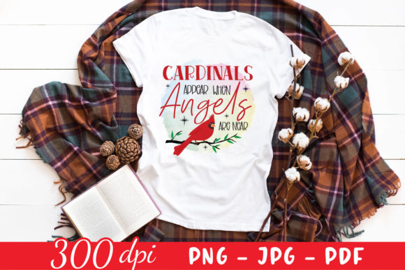 Cardinals Appear: Christmas Cardinal Graphics for Crafts