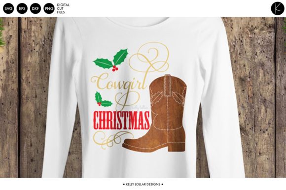 Cowgirl Christmas: Graphics and Crafts with a Country Vibe