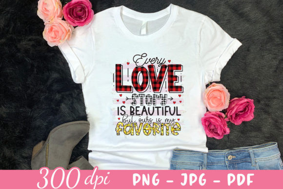 Every Love Story is Beautiful PNG: Graphics and Crafts for Branding