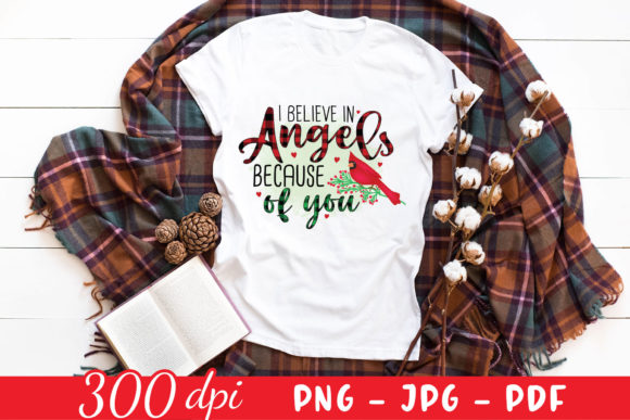 I Believe in Angels Because of You PNG Graphics