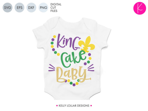 King Cake Baby: Graphics for Crafts