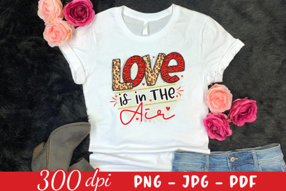 Love is in the Air Valentine's Day PNG